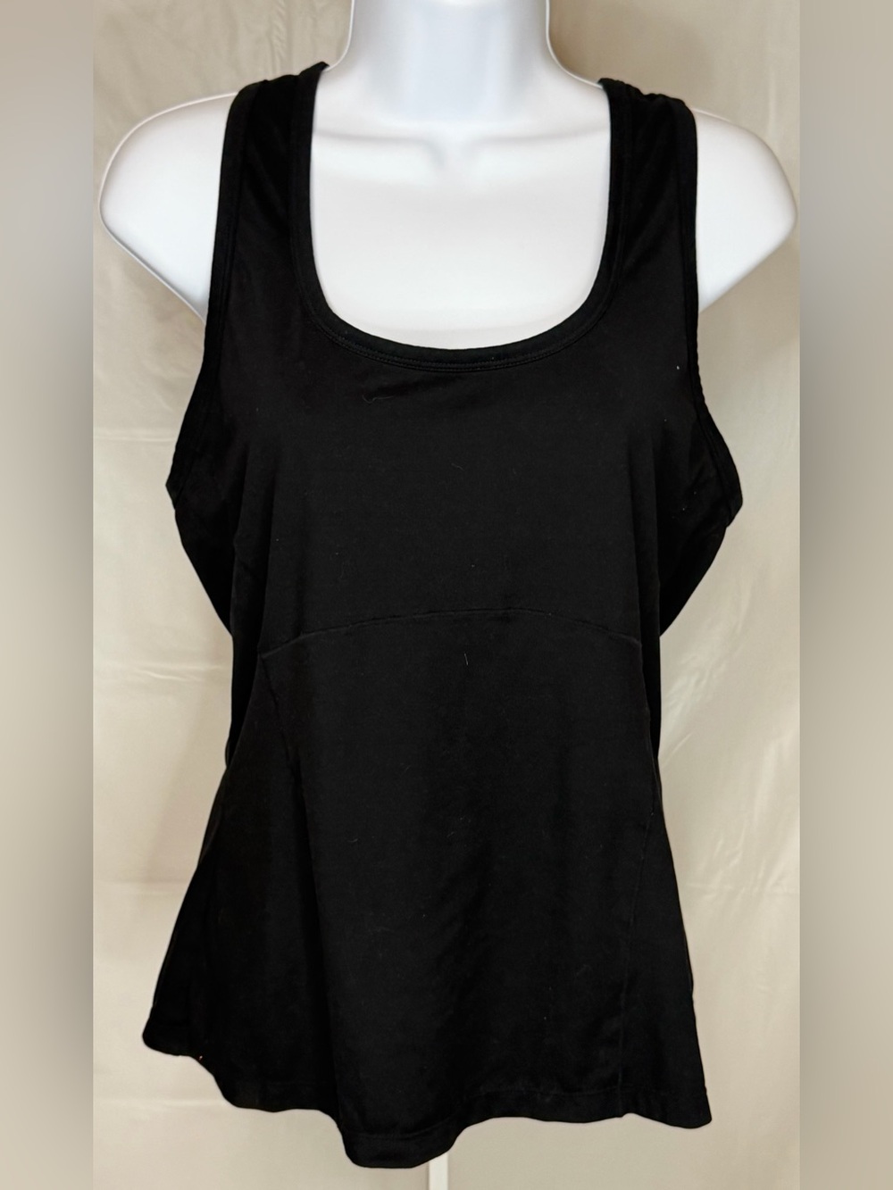 Fabletics Black Racerback Workout Tank Top Medium Athletic Activewear